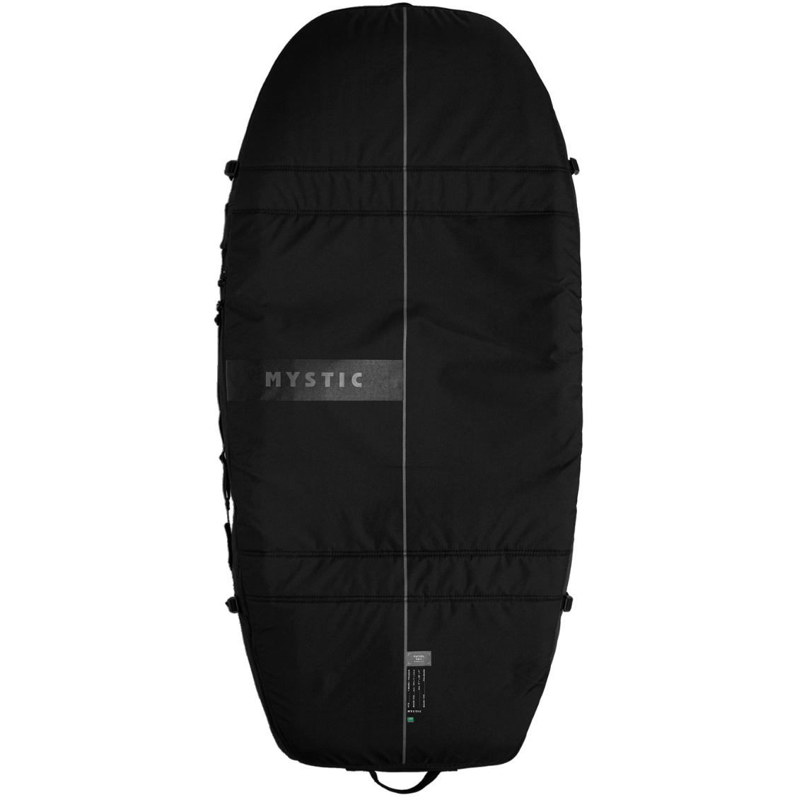 2026 Mystic Patrol Foil Boardbag Med Hjul 35006.260205 - Black